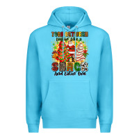 Ocean Blue torn between lookin' like a snack and eatin' one Premium Hoodie - Zillion Design Studio