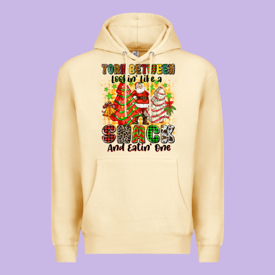 Torn Between Lookin' Like A Snack And Eatin' One Premium Hoodie Designed By Zillion Design Studio