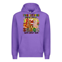 Purple torn between lookin' like a snack and eatin' one Premium Hoodie - Zillion Design Studio