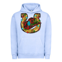 Pigment Grape Ice Christmas Horseshoe Urban Hoodie - RanaPortraitStore