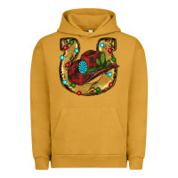 Pigment Peanut Butter Christmas Horseshoe Urban Hoodie - RanaPortraitStore