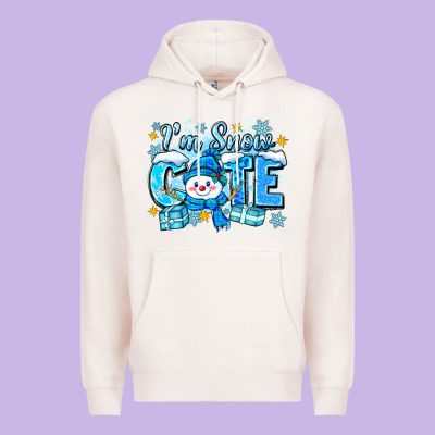 I'm Snow Cute Premium Hoodie Designed By Zillion Design Studio