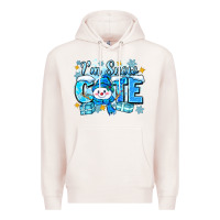 Pale Pink i'm snow cute Premium Hoodie - Zillion Design Studio