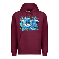 Burgundy i'm snow cute Premium Hoodie - Zillion Design Studio