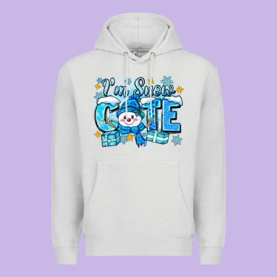 I'm Snow Cute Premium Hoodie Designed By Zillion Design Studio
