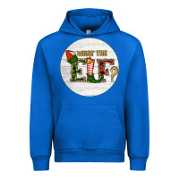 Cobalt What The Elf Christmas Urban Hoodie - RanaPortraitStore