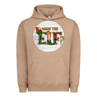 Pigment Burro What The Elf Christmas Urban Hoodie - RanaPortraitStore
