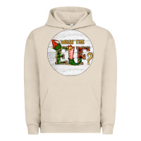 Pigment French Oak What The Elf Christmas Urban Hoodie - RanaPortraitStore