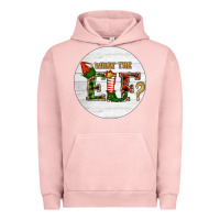 Pigment Salmon What The Elf Christmas Urban Hoodie - RanaPortraitStore