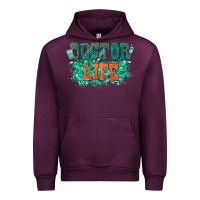 Mauve Wine doctor life Urban Hoodie - texasbilliewilder