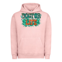 Pigment Salmon doctor life Urban Hoodie - texasbilliewilder