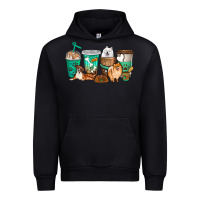 Black dog coffee cups Urban Hoodie - texasbilliewilder