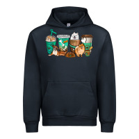 Navy dog coffee cups Urban Hoodie - texasbilliewilder
