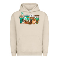 Pigment French Oak dog coffee cups Urban Hoodie - texasbilliewilder