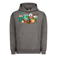 Pigment Tornado dog coffee cups Urban Hoodie - texasbilliewilder
