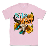 Bubblegum Pink Western Wild West Rodeo Classic Tee - BundleAndBundleShop