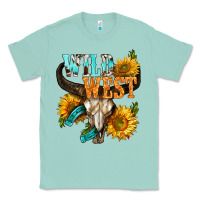 Seafoam Western Wild West Rodeo Classic Tee - BundleAndBundleShop