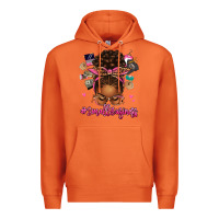 Small Business Afro Messy Bun Premium Hoodie | Teevron