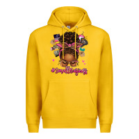 Lemon small business afro messy bun Premium Hoodie - texasbilliewilder