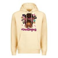 Pina Colada small business afro messy bun Premium Hoodie - texasbilliewilder