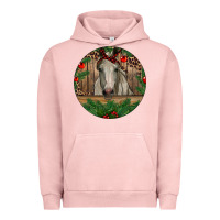 Pigment Salmon Christmas Horse Urban Hoodie - RanaPortraitStore