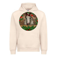 Sandshell Christmas Horse Urban Hoodie - RanaPortraitStore
