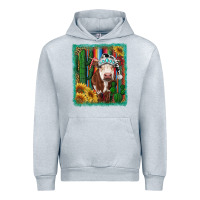 Western Christmas Cow Urban Hoodie | Teevron