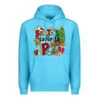 Ocean Blue santa's favorite pt Premium Hoodie - Zillion Design Studio