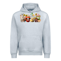 Heather Grey farm animals coffee cups Urban Hoodie - texasbilliewilder