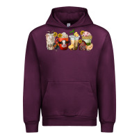 Mauve Wine farm animals coffee cups Urban Hoodie - texasbilliewilder