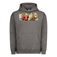 Farm Animals Coffee Cups Urban Hoodie | Teevron