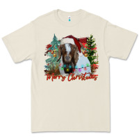 Bone merry Christmas goat Premium Tee - CowhideDigitalArt