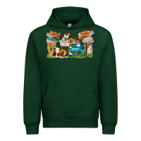 Forest Green farm truck coffee cups Urban Hoodie - texasbilliewilder