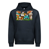 Navy farm truck coffee cups Urban Hoodie - texasbilliewilder