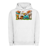 Pigment Lunar Rock farm truck coffee cups Urban Hoodie - texasbilliewilder