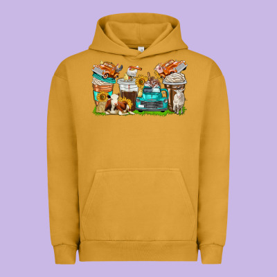 Urban Hoodie farm truck coffee cups