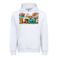White farm truck coffee cups Urban Hoodie - texasbilliewilder