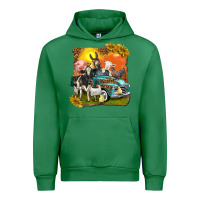 Emerald farm truck with farm animals Urban Hoodie - texasbilliewilder