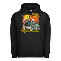 Pigment Black farm truck with farm animals Urban Hoodie - texasbilliewilder