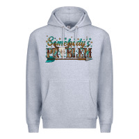 Heather Grey somebodys problem Premium Hoodie - texasbilliewilder