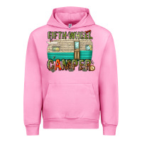 Fuchsia Pink fifth wheel camper Urban Hoodie - texasbilliewilder