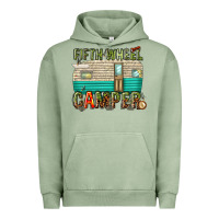 Pigment Oil Green fifth wheel camper Urban Hoodie - texasbilliewilder