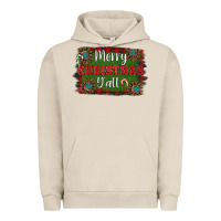 Pigment French Oak Merry Christmas Y'all Urban Hoodie - RanaPortraitStore