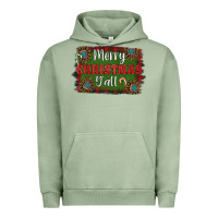 Pigment Oil Green Merry Christmas Y'all Urban Hoodie - RanaPortraitStore
