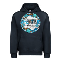 Navy Winter vibes Urban Hoodie - RanaPortraitStore