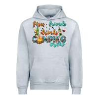 Heather Grey fires friends drinks camping crew Urban Hoodie - texasbilliewilder