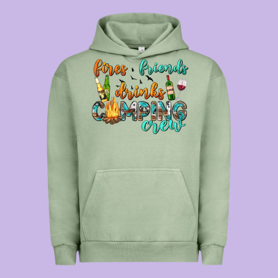 Urban Hoodie fires friends drinks camping crew