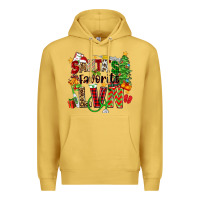 Antique Gold santa's favorite lvn Premium Hoodie - Zillion Design Studio