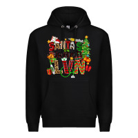 Black santa's favorite lvn Premium Hoodie - Zillion Design Studio