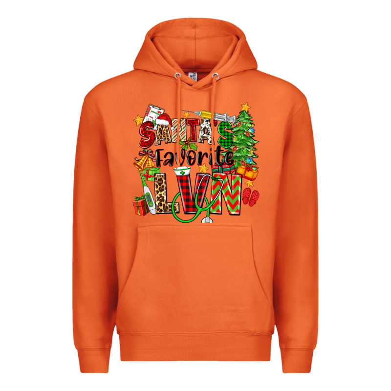 Santa's Favorite Lvn Premium Hoodie by Zillion Design Studio | Teevron